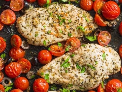 One-Pot Chicken (with Olives) and Tomatoes